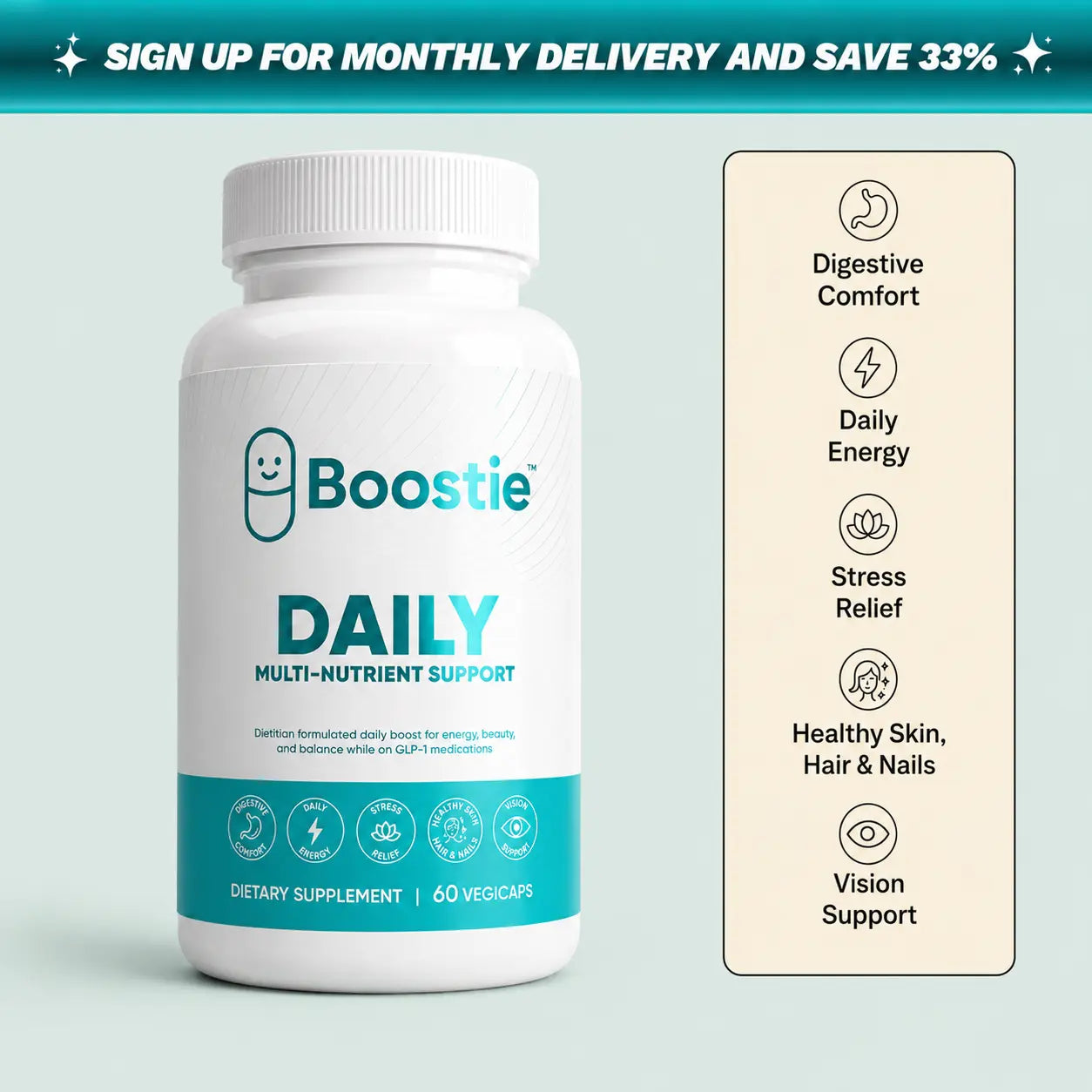 Boostie Daily- Nutrient Support For People Eating Less